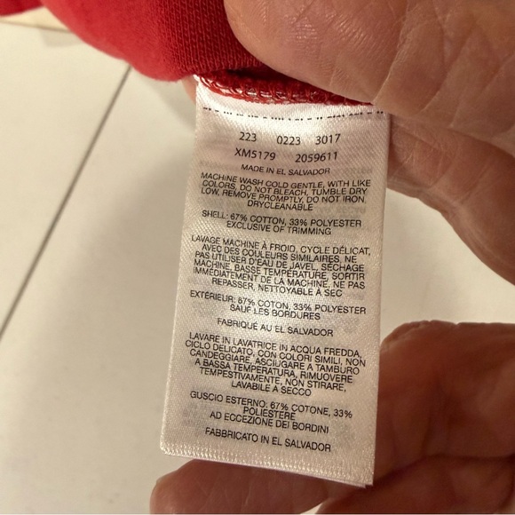 NWT Columbia PFG Oklahoma Fishing USA Flag Hoodie Red Pullover Men’s Size Large - Picture 13 of 13